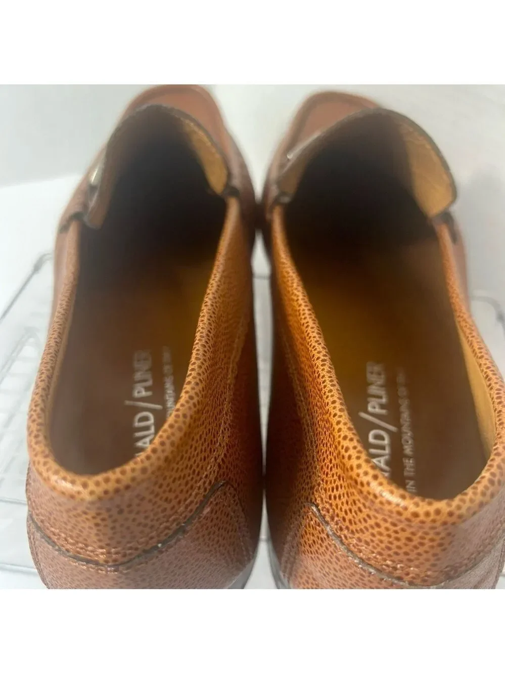 DONALD PLINER Men’s Leather Saddle Darrin Loafer Horsebit Buckle Quiet Luxury 13